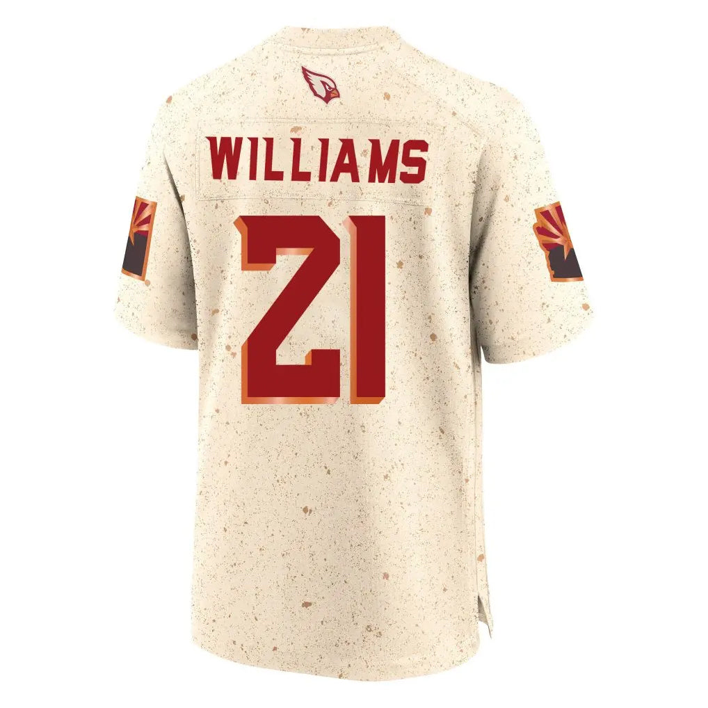 Tlead A.Cardinals #21 Garrett Williams Player Cream Rivalries Collection Game Stitched Jerseys