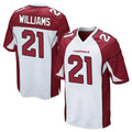 Tlead A.Cardinals #21 Garrett Williams Player White Cardinal Home Game Stitched Jerseys