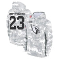 Tlead A.Cardinals #23 Sean Murphy-Bunting Player Camo Salute to Service Hoodies Stitched Jerseys