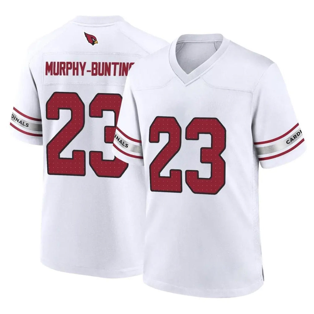 Tlead A.Cardinals #23 Sean Murphy-Bunting Player White Home Game Stitched Jerseys