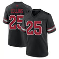 Tlead A.Cardinals #25 Zaven Collins Player Black Game Home Stitched Jerseys
