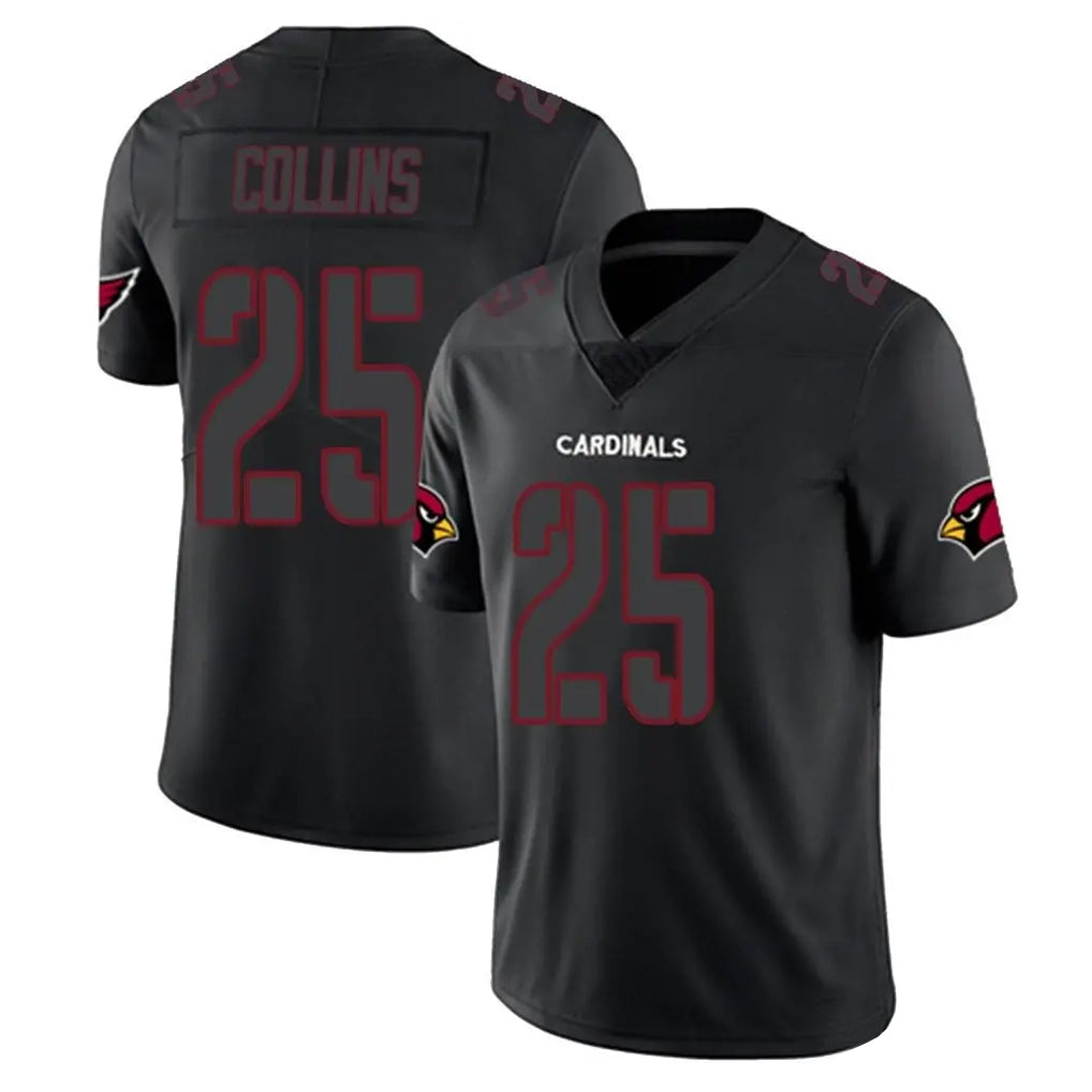 Tlead A.Cardinals #25 Zaven Collins Player Black Impact Limited Home Game Stitched Jerseys
