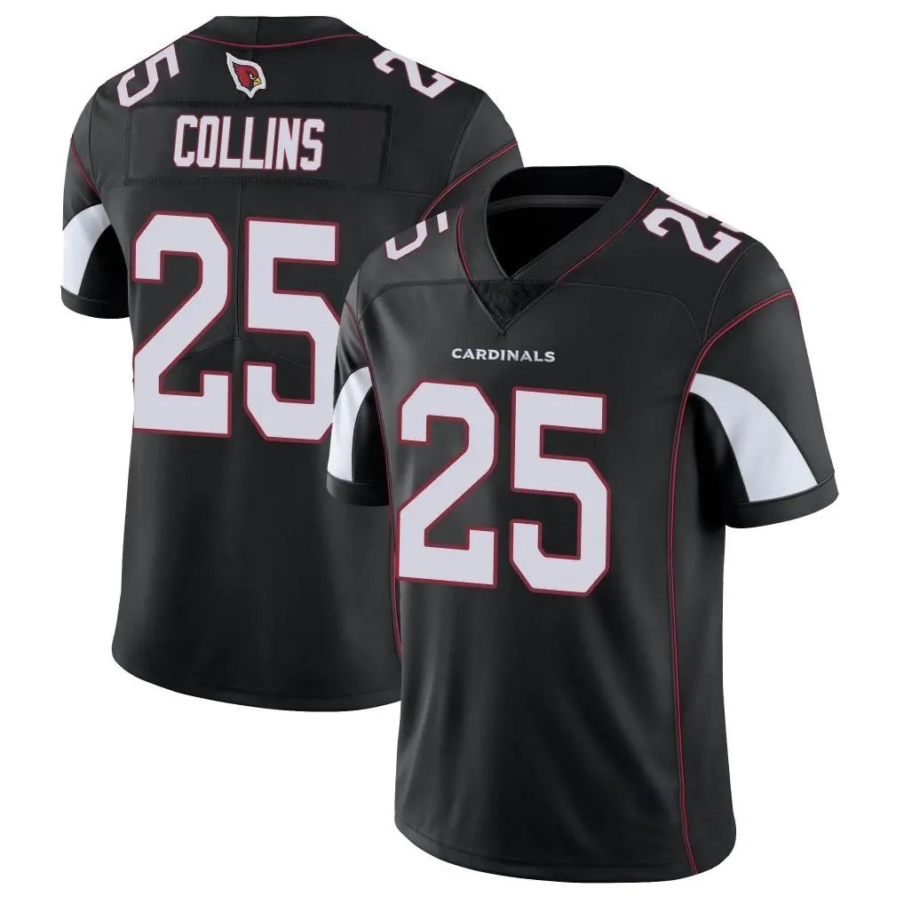 Tlead A.Cardinals #25 Zaven Collins Player Black Vapor Limited Home Game Stitched Jerseys