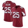 Tlead A.Cardinals #25 Zaven Collins Player Cardinal Vapor Limited Home Game  Stitched Jerseys