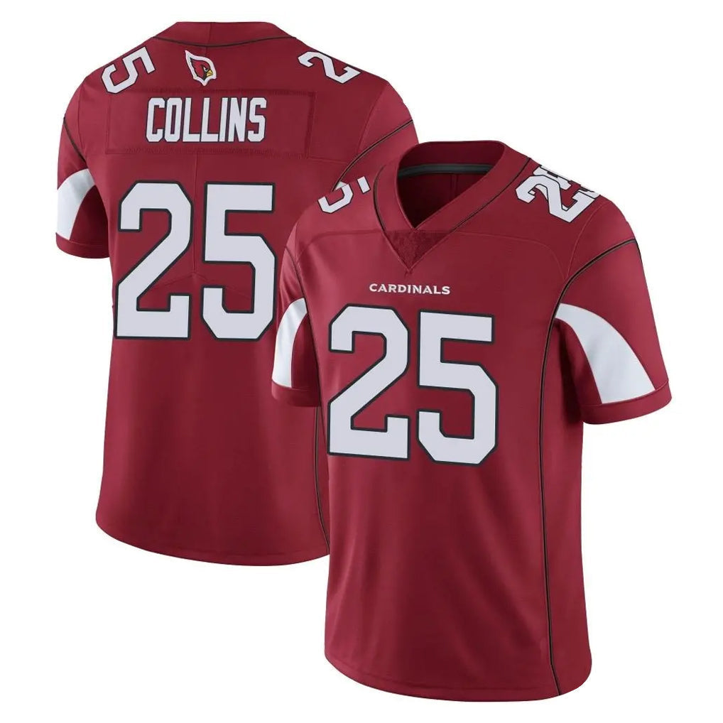 Tlead A.Cardinals #25 Zaven Collins Player Cardinal Vapor Limited Home Game  Stitched Jerseys