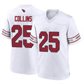 Tlead A.Cardinals #25 Zaven Collins Player White Home Game Stitched Jerseys