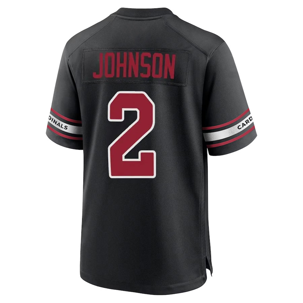 Tlead A.Cardinals #2 Will Johnson Player Black Alternate Game Stitched Jerseys