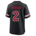 Tlead A.Cardinals #2 Will Johnson Player Black Alternate Game Stitched Jerseys
