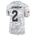 Tlead A.Cardinals #2 Will Johnson Player Camo Salute to Service Limited Home Stitched Jerseys