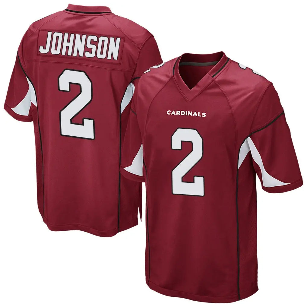 Tlead A.Cardinals #2 Will Johnson Player Cardinal Home Game Stitched Jerseys