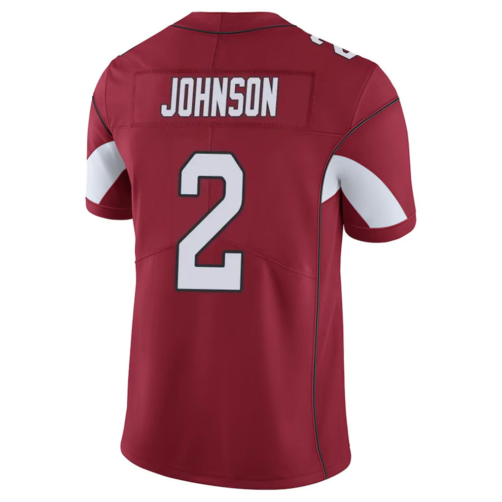 Tlead A.Cardinals #2 Will Johnson Player Cardinal Vapor Limited Home Game  Stitched Jerseys