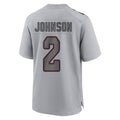 Tlead A.Cardinals #2 Will Johnson Player Gray Fashion Home Game Stitched Jerseys
