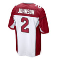 Tlead A.Cardinals #2 Will Johnson Player White Cardinal Home Game Stitched Jerseys
