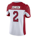 Tlead A.Cardinals #2 Will Johnson Player White Vapor Limited Home Game Stitched Jerseys
