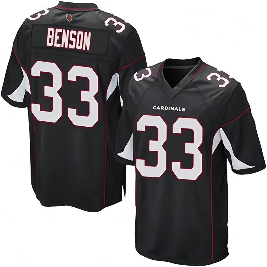 Tlead A.Cardinals #33 Trey Benson Player Black Alternate Game Stitched Jerseys