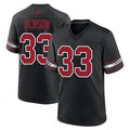 Tlead A.Cardinals #33 Trey Benson Player Black Home Game Stitched Jerseys