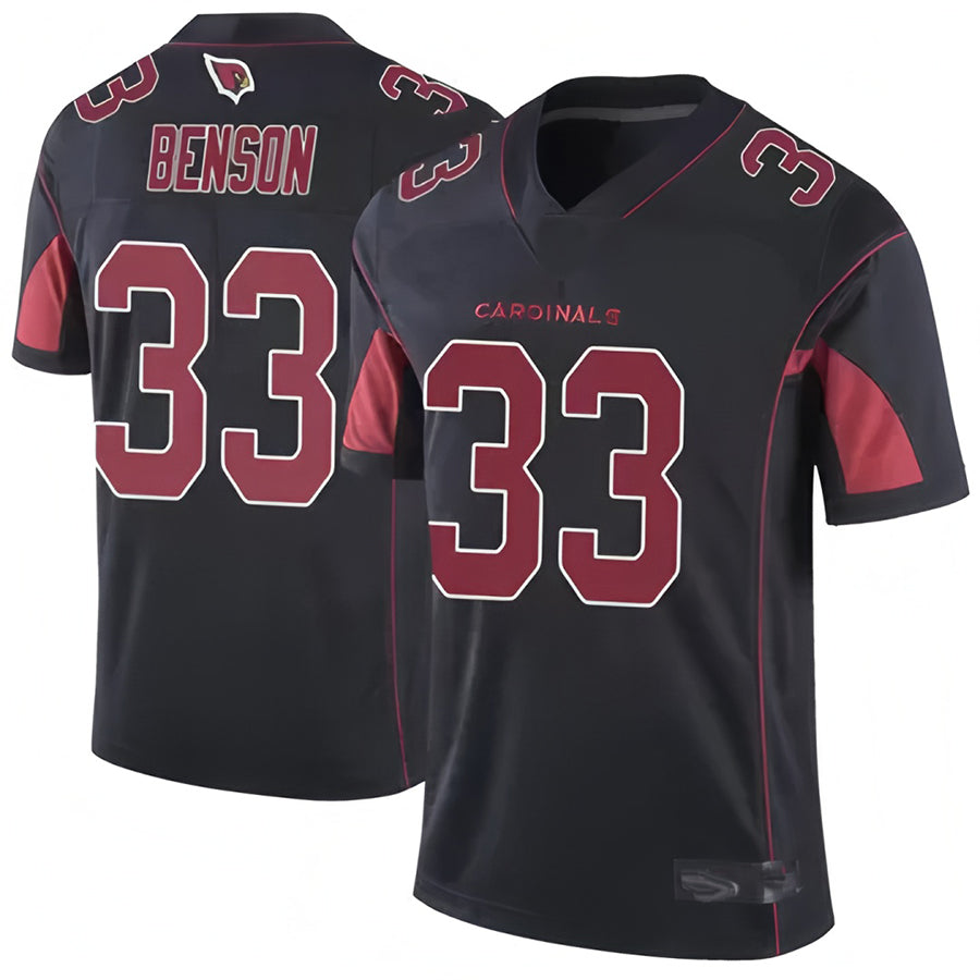 Tlead A.Cardinals #33 Trey Benson Player Black Vapor Limited Elite Stitched Jerseys
