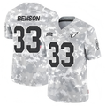 Tlead A.Cardinals #33 Trey Benson Player Camo Salute to Service Limited Stitched Jerseys