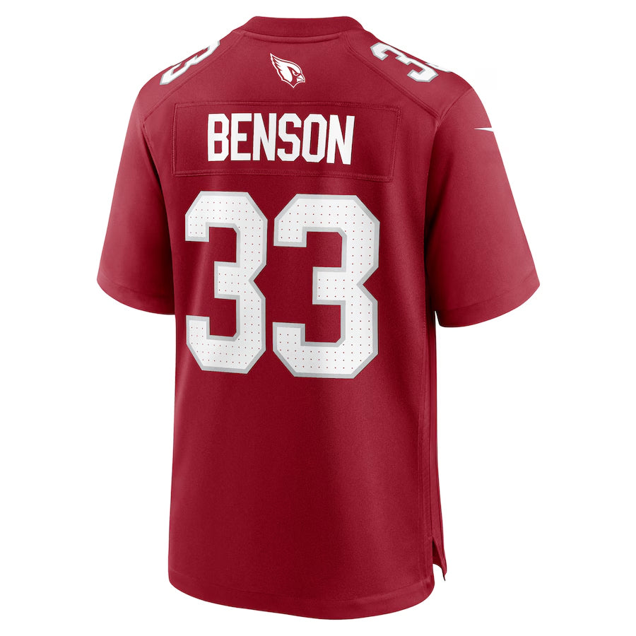 Tlead A.Cardinals #33 Trey Benson Player Cardinal Home Game Stitched Jerseys