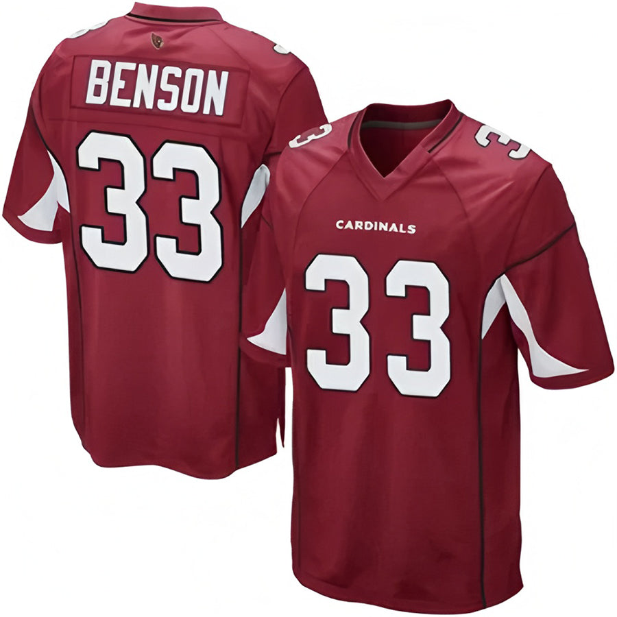 Tlead A.Cardinals #33 Trey Benson Player Game Stitched Stitched Jerseys