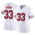 Tlead A.Cardinals #33 Trey Benson Player White Vapor F.U.S.E. Limited Home Game Stitched Jerseys