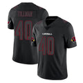 Tlead A.Cardinals #40 Pat Tillman Player Black Impact Limited Home Game Stitched Jerseys