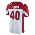 Tlead A.Cardinals #40 Pat Tillman Player White Vapor Limited Home Game Stitched Jerseys