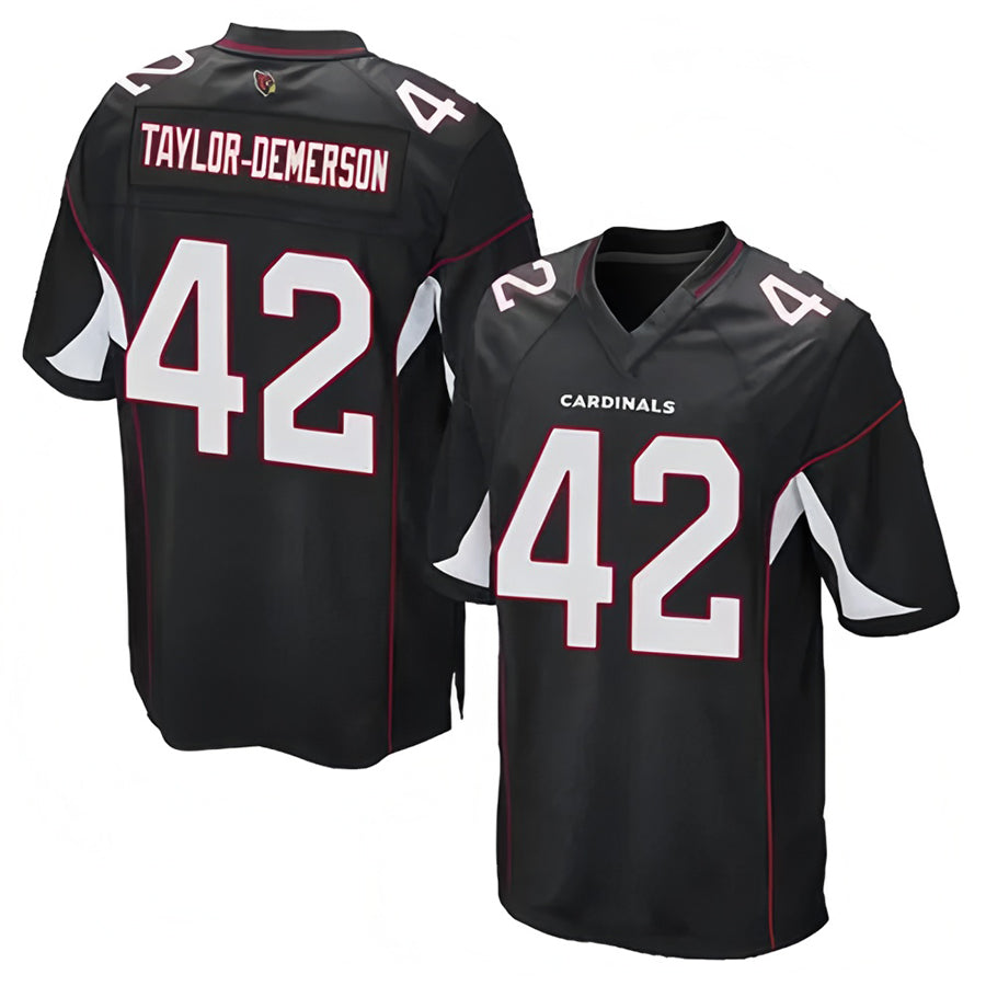 Tlead A.Cardinals #42 Dadrion Taylor-Demerson Player Black Game Stitched Jerseys