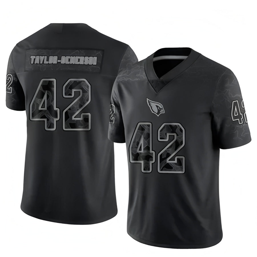 Tlead A.Cardinals #42 Dadrion Taylor-Demerson Player Black RFLCTV Limited Stitched Jerseys