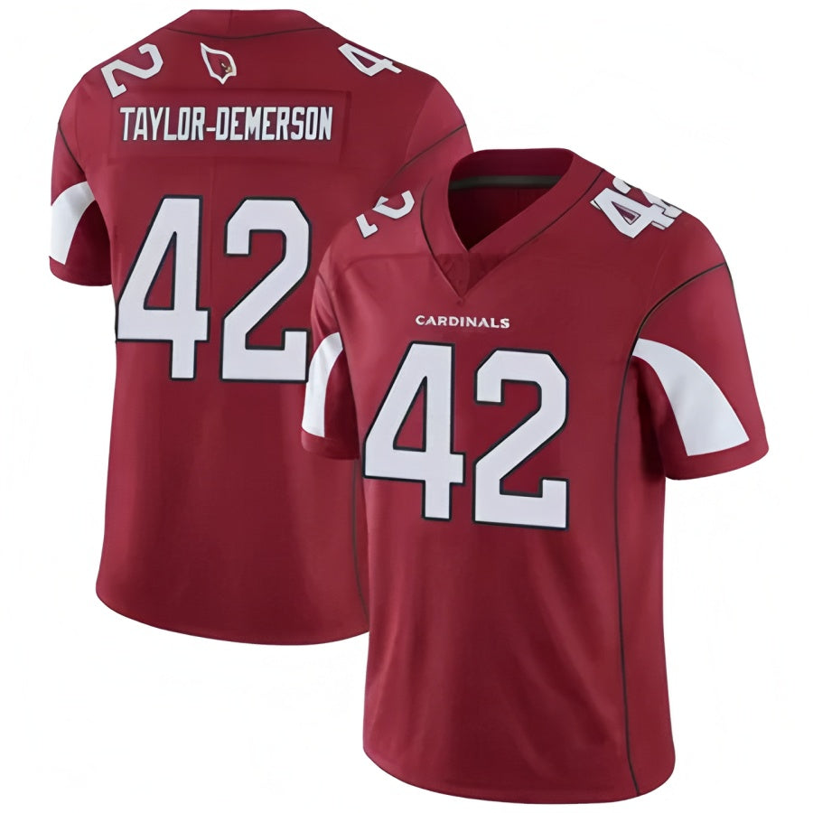 Tlead A.Cardinals #42 Dadrion Taylor-Demerson Player Red Limited Stitched Jerseys