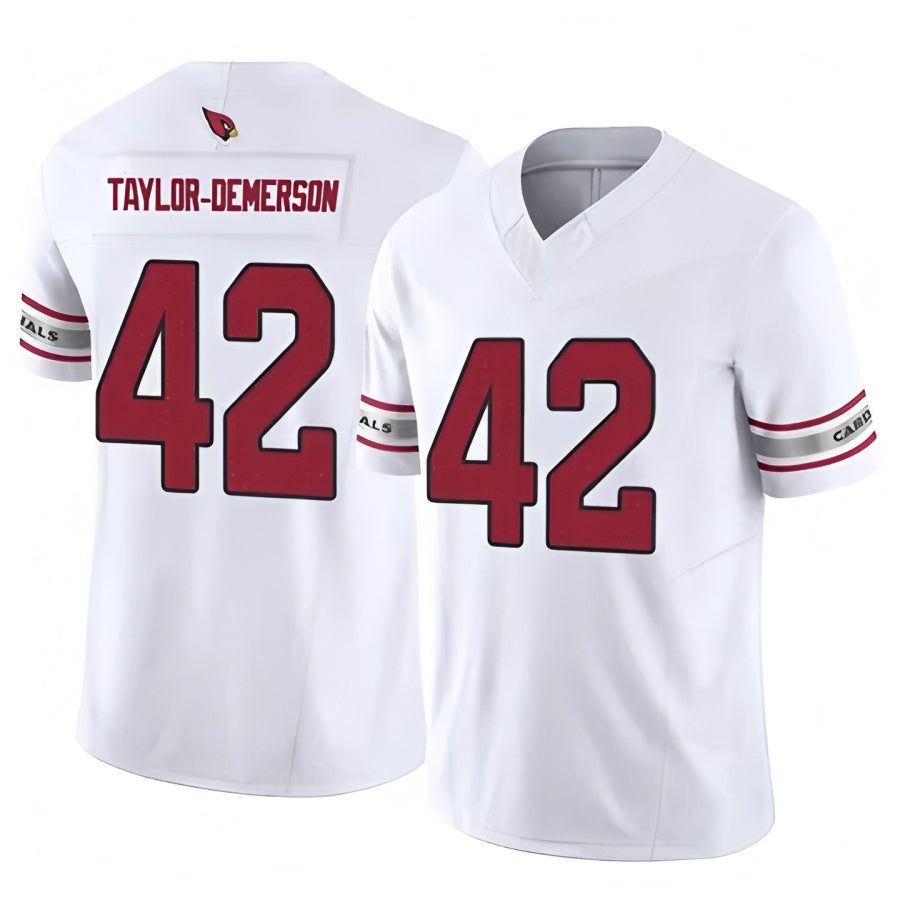 Tlead A.Cardinals #42 Dadrion Taylor-Demerson Player White Limited Stitched Jerseys
