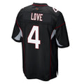 Tlead A.Cardinals #4 Jeremiyah Love Player Black Alternate Game Stitched Jerseys