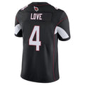 Tlead A.Cardinals #4 Jeremiyah Love Player Black Vapor Limited Home Game Stitched Jerseys