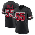 Tlead A.Cardinals #55 Dante Stills Player Black Home Game Stitched Jerseys