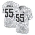 Tlead A.Cardinals #55 Dante Stills Player Camo Salute to Service Limited Home Stitched Jerseys
