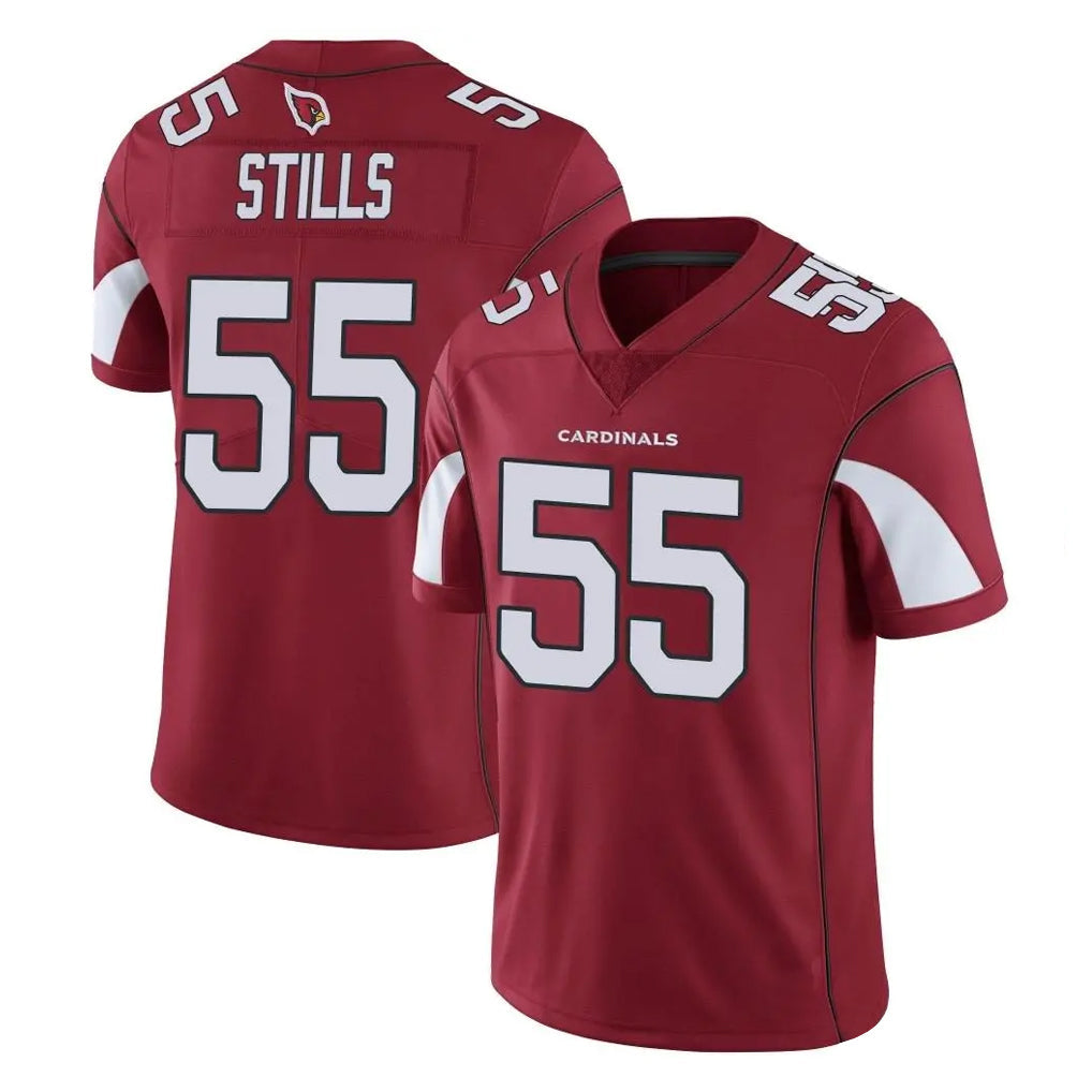 Tlead A.Cardinals #55 Dante Stills Player Cardinal Vapor Limited Home Game  Stitched Jerseys