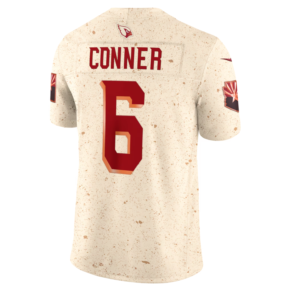 Tlead A.Cardinals #6 James Conner Natural 2025 Rivalries Collection Limited Stitched Jerseys