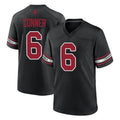 Tlead A.Cardinals #6 James Conner Player Black Alternate Game Stitched Jerseys