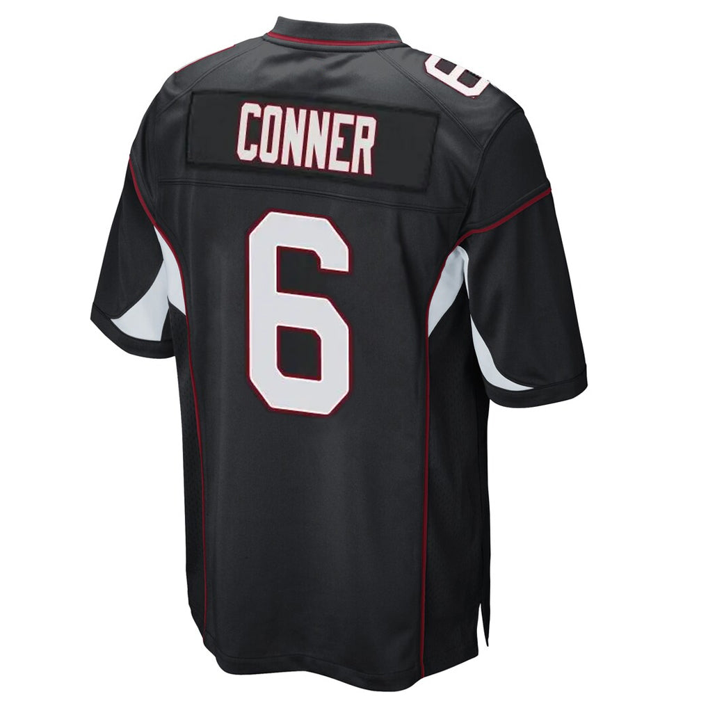 Tlead A.Cardinals #6 James Conner Player Black Home Game Stitched Jerseys