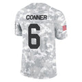 Tlead A.Cardinals #6 James Conner Player Camo Salute to Service Limited Home Stitched Jerseys