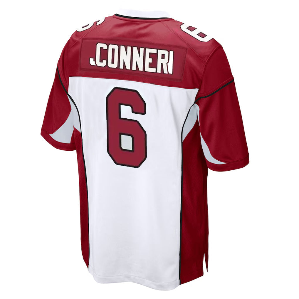 Tlead A.Cardinals #6 James Conner Player White Cardinal Home Game Stitched Jerseys