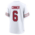 Tlead A.Cardinals #6 James Conner Player White Home Game Stitched Jerseys