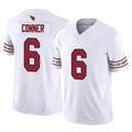 Tlead A.Cardinals #6 James Conner Player White Vapor F.U.S.E. Limited Home Game Stitched Jerseys