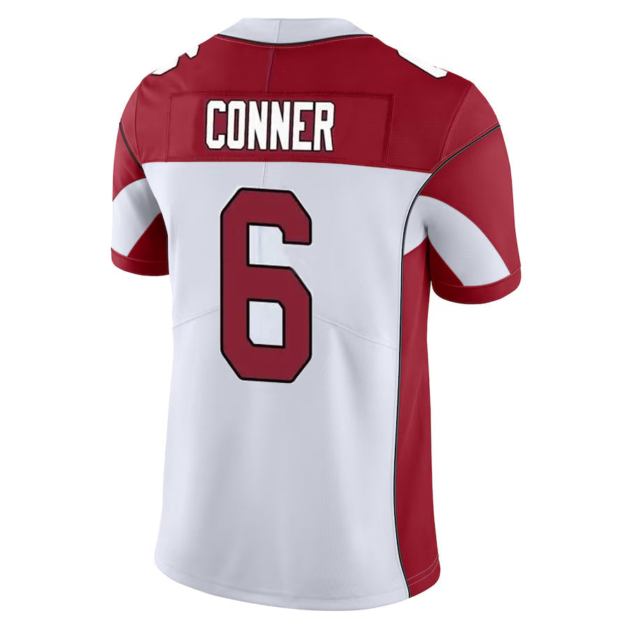 Tlead A.Cardinals #6 James Conner Player White Vapor Limited Home Game Stitched Jerseys
