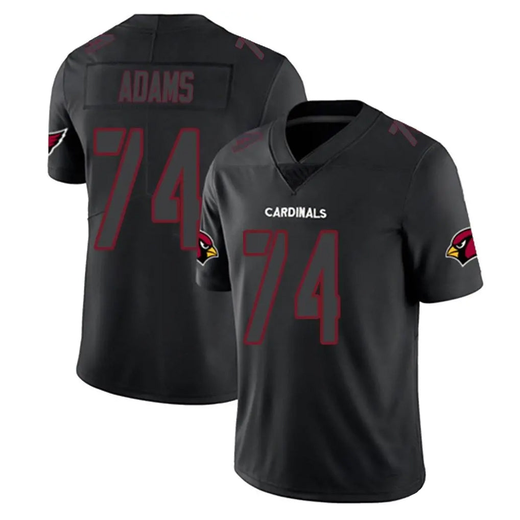 Tlead A.Cardinals #74 Isaiah Adams Player Black Impact Limited Home Game Stitched Jerseys