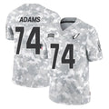 Tlead A.Cardinals #74 Isaiah Adams Player Camo Salute to Service Limited Home Stitched Jerseys