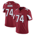 Tlead A.Cardinals #74 Isaiah Adams Player Cardinal Vapor Limited Home Game  Stitched Jerseys