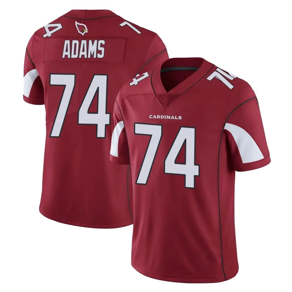 Tlead A.Cardinals #74 Isaiah Adams Player Cardinal Vapor Limited Home Game  Stitched Jerseys