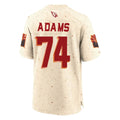 Tlead A.Cardinals #74 Isaiah Adams Player Cream Rivalries Collection Game Stitched Jerseys