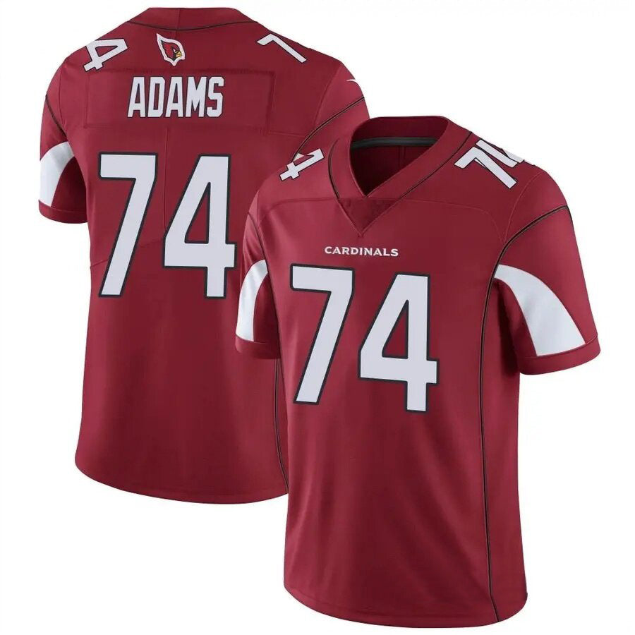 Tlead A.Cardinals #74 Isaiah Adams Player Red Game Stitched Jerseys